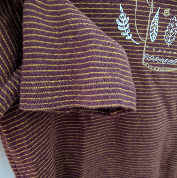 Perimitz Girls Long Sleeves Stripes 3D decoration Top - Picture 14 of 16